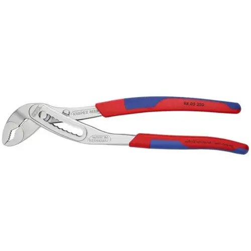 Alligator Water Pump Pliers, 10", Slim Comfort Grip, Chrome Plated Alligator Water Pump Pliers, 10", Slim Comfort Grip, Chrome Plated