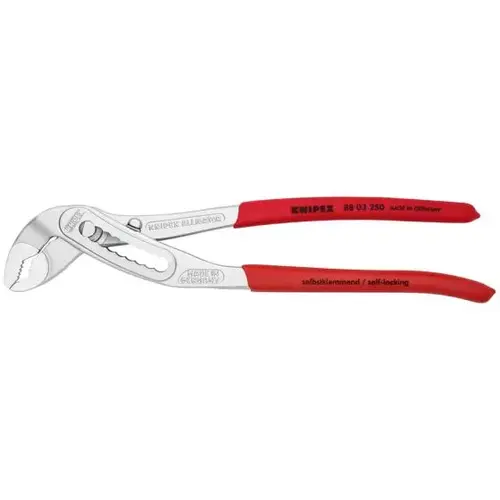 Alligator Water Pump Pliers, 10", Non-slip plastic, Chrome Plated Alligator Water Pump Pliers, 10", Non-slip plastic, Chrome Plated