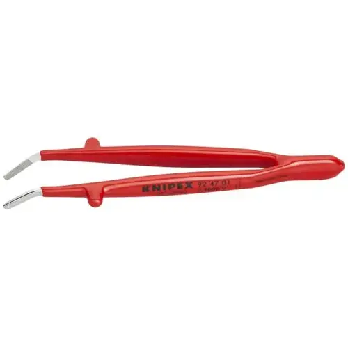 Stainless Steel Gripping Tweezers-30 degree-1000V, 5.5", 1.30 mm TT, 3.00 mm TW Stainless Steel Gripping Tweezers-30 degree-1000V, 5.5", 1.30 mm TT, 3.00 mm TW