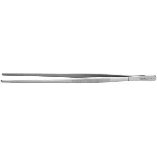 Stainless Steel Gripping Tweezers-Blunt Tips, 11.75", 2.50 mm TT, 4.70 mm TW Stainless Steel Gripping Tweezers-Blunt Tips, 11.75", 2.50 mm TT, 4.70 mm TW