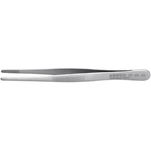 Stainless Steel Gripping Tweezers-Blunt Tips, 4.75", 1.20 mm TT, 2.70 mm TW Stainless Steel Gripping Tweezers-Blunt Tips, 4.75", 1.20 mm TT, 2.70 mm TW