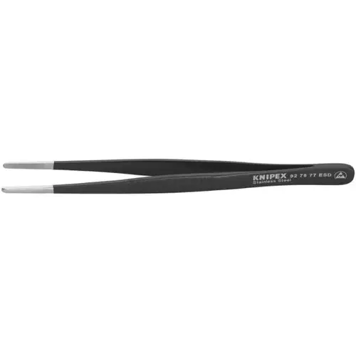 Stainless Steel Gripping Tweezers Blunt Tips-ESD, 5.75", 1.30 mm TT, 2.70 mm TW Stainless Steel Gripping Tweezers Blunt Tips-ESD, 5.75", 1.30 mm TT, 2.70 mm TW