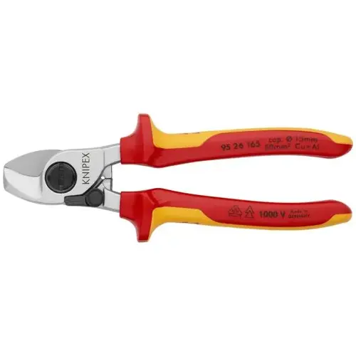 Cable Shears-1000V, 6.5", Comfort Grip, VDE Cable Shears-1000V, 6.5", Comfort Grip, VDE