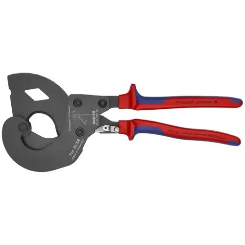 Ratcheting ACSR Cable Cutter, 13.5", Comfort Grip Ratcheting ACSR Cable Cutter, 13.5", Comfort Grip
