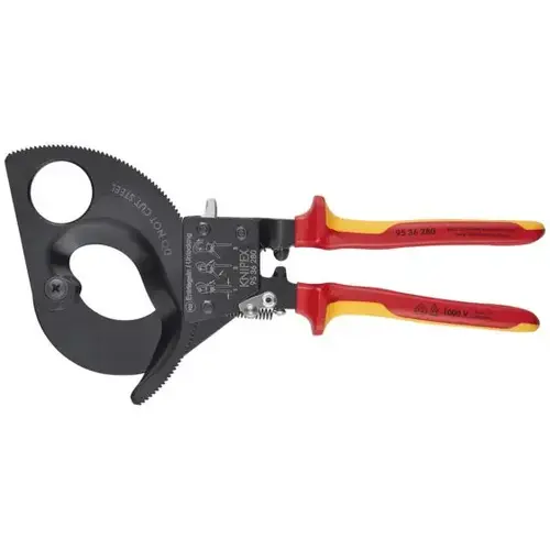 Ratcheting Cable Cutters-1000V, 11", Comfort Grip, VDE Ratcheting Cable Cutters-1000V, 11", Comfort Grip, VDE