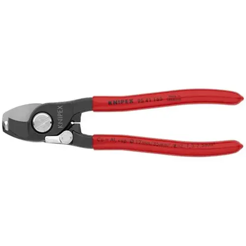 Multifunctional Cable Shears with Stripper, 6.5", Plastic Coating Multifunctional Cable Shears with Stripper, 6.5", Plastic Coating
