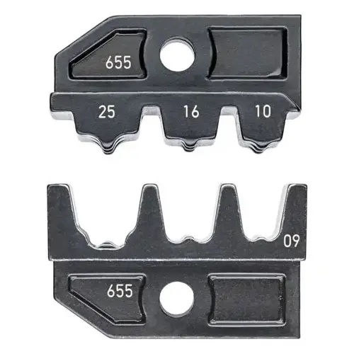 Crimping Die-Insulated and Non-Insulated Ferrules, Trapezoid, 3 Crimp Positions Crimping Die-Insulated and Non-Insulated Ferrules, Trapezoid, 3 Crimp Positions