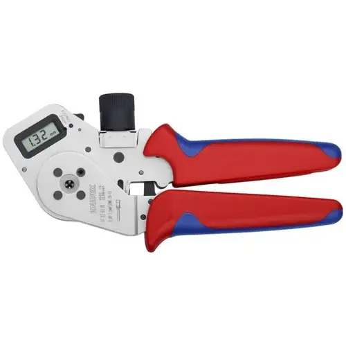 Digital Crimping Pliers-Four Mandrel For Turned Contacts, 10.25", Comfort Grip Digital Crimping Pliers-Four Mandrel For Turned Contacts, 10.25", Comfort Grip