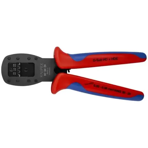 Crimping Pliers for Micro Plugs, 7.25", Comfort Grip, F Crimp Crimping Pliers for Micro Plugs, 7.25", Comfort Grip, F Crimp