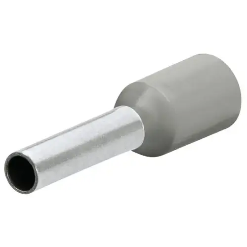 12 AWG (4.0 mm ) Long Wire End Ferrule With Collar 12 AWG (4.0 mm ) Long Wire End Ferrule With Collar