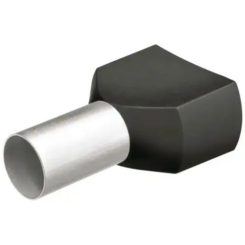 16 AWG (1.5 mm ) Twin Wire End Ferrule With Collar 16 AWG (1.5 mm ) Twin Wire End Ferrule With Collar
