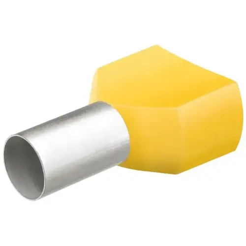 10 AWG (6.0 mm ) Twin Wire End Ferrule With Collar 10 AWG (6.0 mm ) Twin Wire End Ferrule With Collar