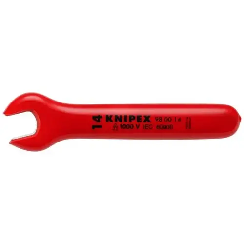 Open End Wrench-1000V Insulated 14 mm, 6 3/4" Open End Wrench-1000V Insulated 14 mm, 6 3/4"