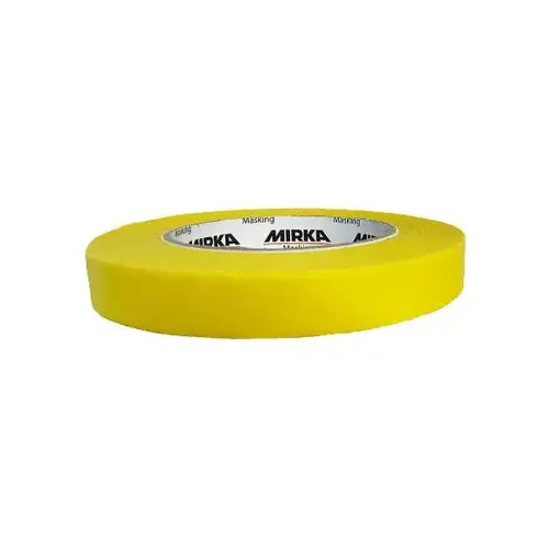 3/4" 120 degreeC Yellow Line Masking Tape, premium adhesive, residue-free removal 3/4" 120 degreeC Yellow Line Masking Tape, premium adhesive, residue-free removal