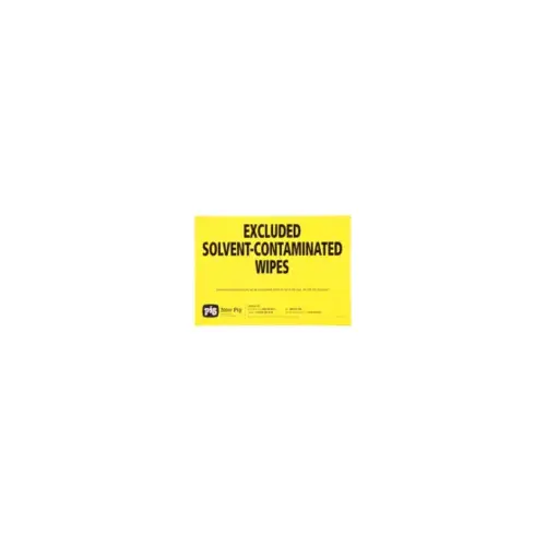 SOLVENT CONTAMINATED WIPES LABEL PACK OF SOLVENT CONTAMINATED WIPES LABEL PACK OF