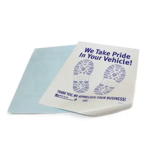 One Color, Blue Footprint on Poly-Back paper One Color, Blue Footprint on Poly-Back paper