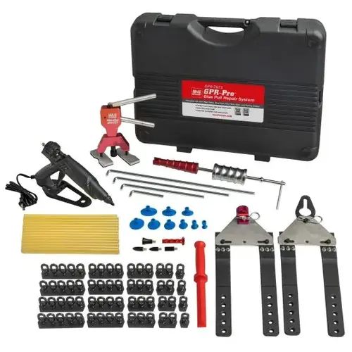PDR DELUXE Glue Pulling kt (29 Knobs/Tabs, Glue, Gun & Accessories in Case) PDR DELUXE Glue Pulling kt (29 Knobs/Tabs, Glue, Gun & Accessories in Case)