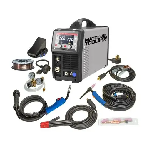 Smart Multi-MIG Welder 200 Amp w/ 16 S-MIG Programs, AC/DC TIG & Stick Smart Multi-MIG Welder 200 Amp w/ 16 S-MIG Programs, AC/DC TIG & Stick