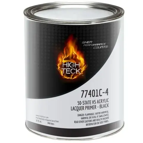 High Teck 77401C-4 NR/SCAQMD High Solids Acrylic Lacquer Primer-Black-QT High Teck 77401C-4 NR/SCAQMD High Solids Acrylic Lacquer Primer-Black-QT
