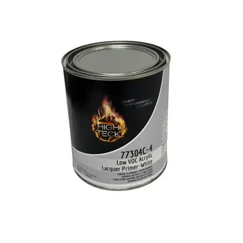 High Teck 77304C-4 Low VOC High Solids Acrylic Lacquer Primer-white-QT High Teck 77304C-4 Low VOC High Solids Acrylic Lacquer Primer-white-QT