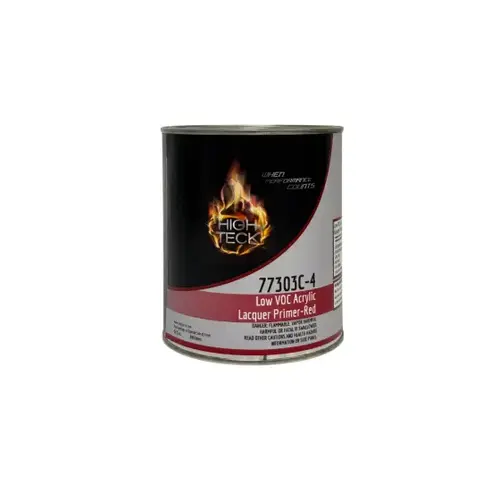 High Teck 77303C-4 Low VOC High Solids Acrylic Lacquer Primer-Red-QT High Teck 77303C-4 Low VOC High Solids Acrylic Lacquer Primer-Red-QT