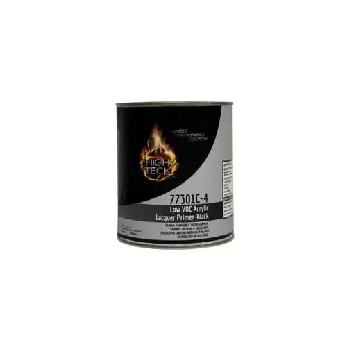 High Teck 77301C-4 Low VOC High Solids Acrylic Lacquer Primer-Black-QT High Teck 77301C-4 Low VOC High Solids Acrylic Lacquer Primer-Black-QT