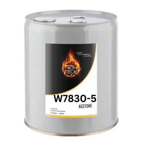 High Teck W7830-5 High Teck Acetone - 5 GL NR & SCAQMD WEST COAST High Teck W7830-5 High Teck Acetone - 5 GL NR & SCAQMD WEST COAST