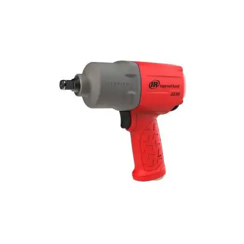 1/2" Air Impact Wrench, 1350 ft-lb, Titanium Hammercase, Friction Ring, Red 1/2" Air Impact Wrench, 1350 ft-lb, Titanium Hammercase, Friction Ring, Red