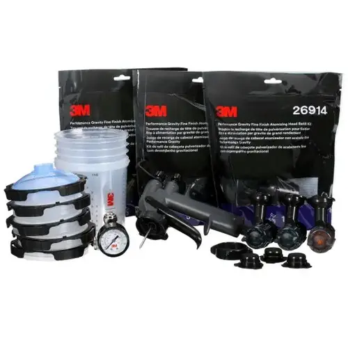 3M Performance Fine Finish Spray Gun System 26978 2/CS 3M Performance Fine Finish Spray Gun System 26978 2/CS