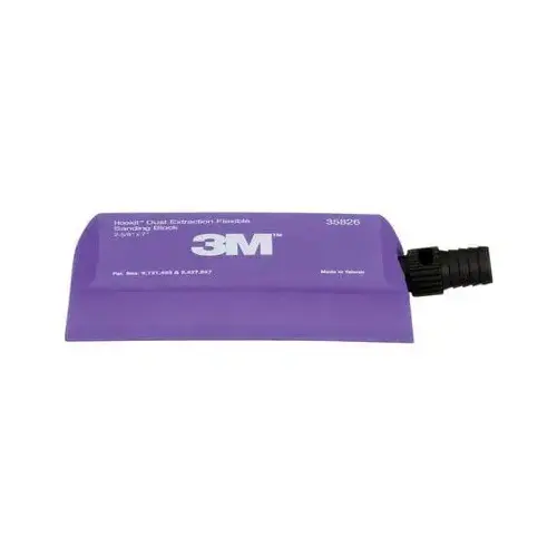 3M Dust Extraction Flexible Sanding Block 35826, 178 mm x 67 mm, 24/Case 3M Dust Extraction Flexible Sanding Block 35826, 178 mm x 67 mm, 24/Case