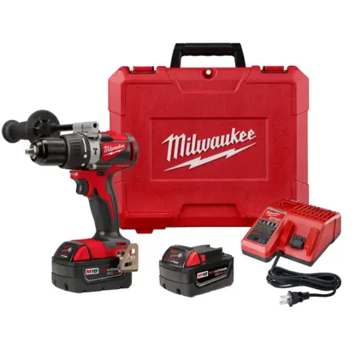 M18 Compact Brushless 1/2 Inch Hammer Drill/Driver Kit M18 Compact Brushless 1/2 Inch Hammer Drill/Driver Kit