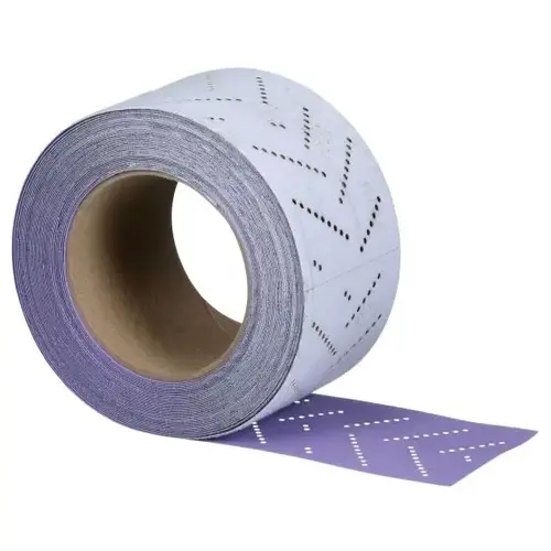 3M Cubitron II Hookit Clean Sanding Sheet Roll, 500+ Grade, 70 mm x 12 m 3M Cubitron II Hookit Clean Sanding Sheet Roll, 500+ Grade, 70 mm x 12 m