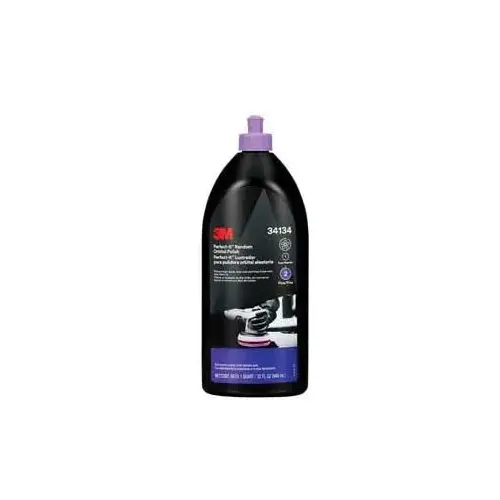 3M Perfect-It 34134 Random Orbital Polish, 1 qt Bottle, Liquid, Purple 3M Perfect-It 34134 Random Orbital Polish, 1 qt Bottle, Liquid, Purple