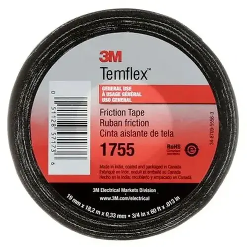 3/4" X 60 ft TEMPLEX COTTON FRICTION TAPE 3/4" X 60 ft TEMPLEX COTTON FRICTION TAPE