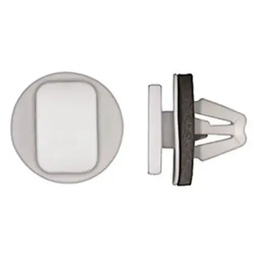 (15)White Nylon Interior Door Ret-6.5mm (15)White Nylon Interior Door Ret-6.5mm