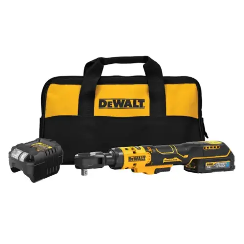 ATOMIC 20V MAX Brushless Cordless 3/8 Inch Ratchet With POWERSTACK ATOMIC 20V MAX Brushless Cordless 3/8 Inch Ratchet With POWERSTACK