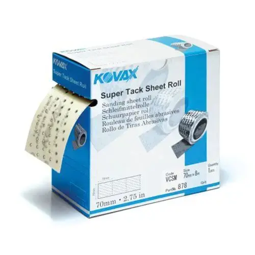 878-0220 Multi-Hole Sheet Roll, 70 mm W x 10 m L, P220 Grit, Aluminum Oxide Abrasive 878-0220 Multi-Hole Sheet Roll, 70 mm W x 10 m L, P220 Grit, Aluminum Oxide Abrasive