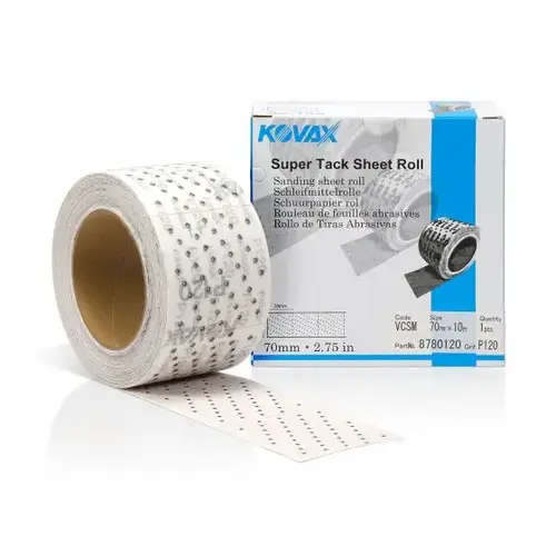 Tri-Pro 878-0120 Multi-Hole Perforated Sheet Roll, 70 mm W x 10 m L, P120 Tri-Pro 878-0120 Multi-Hole Perforated Sheet Roll, 70 mm W x 10 m L, P120