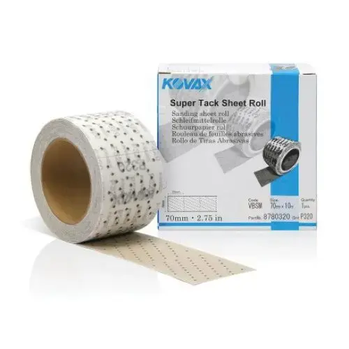 878-0400 Tri-Pro Series Multi-Hole Perforated Sheet Roll, 10 mL x 70 mm W, P400 Grit, Aluminum Oxide Abrasive 878-0400 Tri-Pro Series Multi-Hole Perforated Sheet Roll, 10 mL x 70 mm W, P400 Grit, Aluminum Oxide Abrasive
