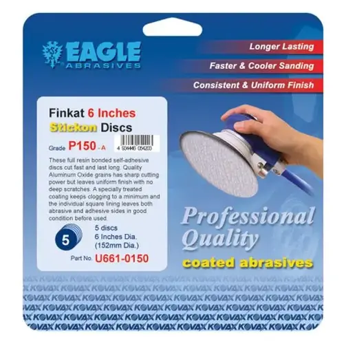 6 ft Stickon Discs -P150 6 ft Stickon Discs -P150