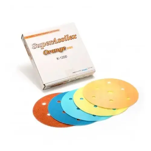 (25) 5" 7H PEACH ASSILEX DISC (25) 5" 7H PEACH ASSILEX DISC