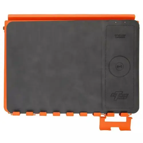 Media/Tech Holder w/Charging Pad Orange Media/Tech Holder w/Charging Pad Orange
