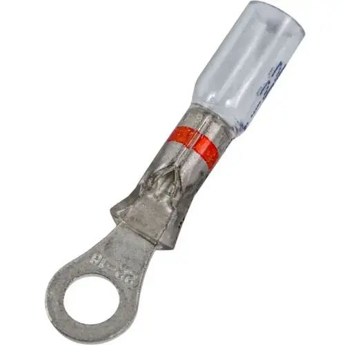 CRYSTAL CLEAR SEAL RING - 22-18 AWG #10 STUD CRYSTAL CLEAR SEAL RING - 22-18 AWG #10 STUD