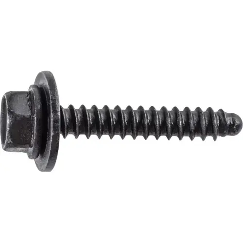 Hex Head Sems Tap Screw M4.2-1.41 x 25mm Black Hex Head Sems Tap Screw M4.2-1.41 x 25mm Black