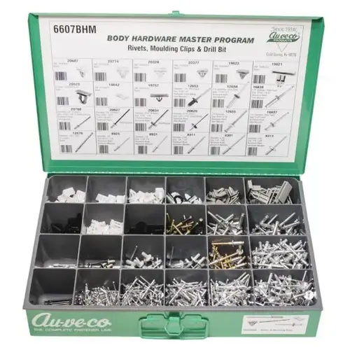 RIVET, DRILL BIT, CLIP ASSORTMENT RIVET, DRILL BIT, CLIP ASSORTMENT