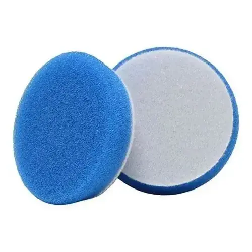 (2) 3" COARSE BLUE FOAM PAD, HEAVY CUT (2) 3" COARSE BLUE FOAM PAD, HEAVY CUT