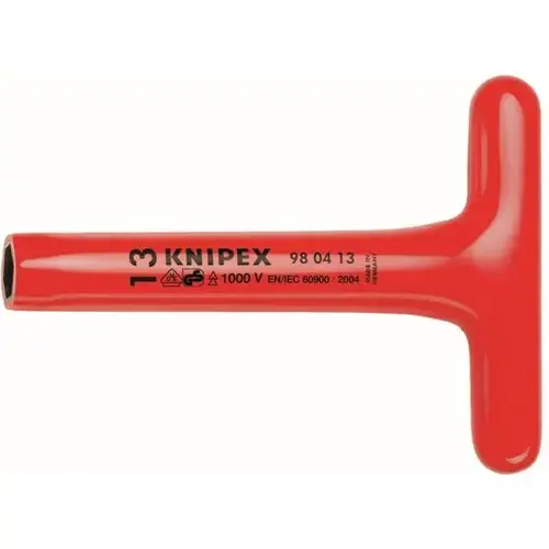 T-Socket Wrench-1000V Insulated 22 mm, 8" T-Socket Wrench-1000V Insulated 22 mm, 8"