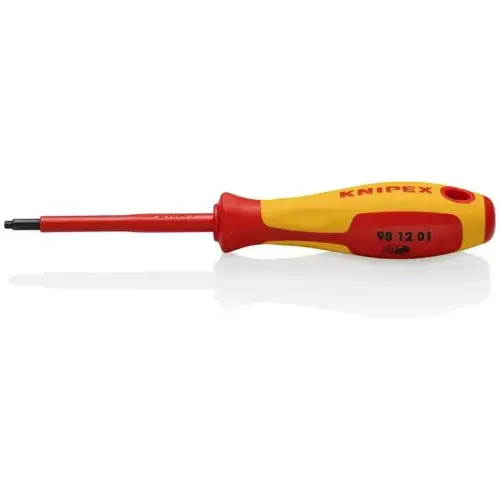 Square Drive Screwdriver, 3 1/8"-1000V, R1, 7 1/2", Comfort Grip, VDE Square Drive Screwdriver, 3 1/8"-1000V, R1, 7 1/2", Comfort Grip, VDE