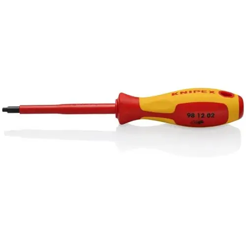 Square Drive Screwdriver, 4"-1000V, R2, 8 1/2", Comfort Grip, VDE Square Drive Screwdriver, 4"-1000V, R2, 8 1/2", Comfort Grip, VDE