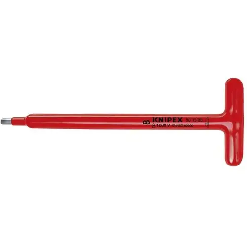 T-Handle for Hexagon Socket Screws, 10.25", 1000V, 5 mm AF T-Handle for Hexagon Socket Screws, 10.25", 1000V, 5 mm AF